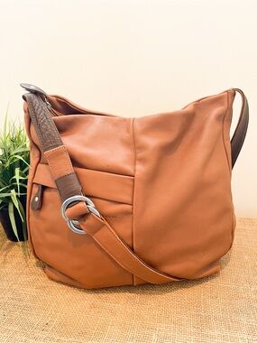 Bruno Rossi Italian Tan Brown Leather Bag